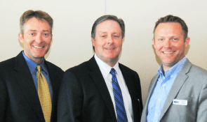 (Left to right) John Miller, Bob Miller and Brad Miller (accepting for National Insurance Benefit Coordinators)