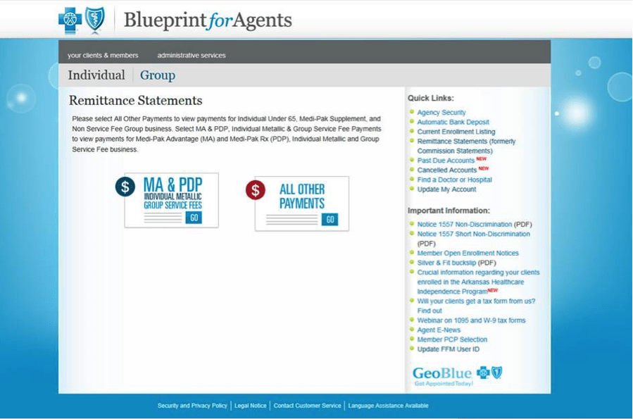 Blueprint for Agents dashboard