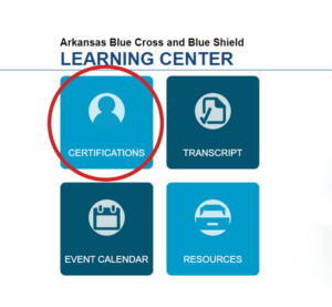 Certifications icon circled